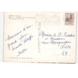 CUBLAC: institution N.D. de lacabane, vue générale côté sud vue aérienne 10X15 - très bon état