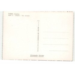 CORNIL: l'église vue aérienne 10X15 - très bon état