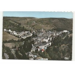 CHAUDES-AIGUES: vue générale vue aérienne 10X15 - très bon état