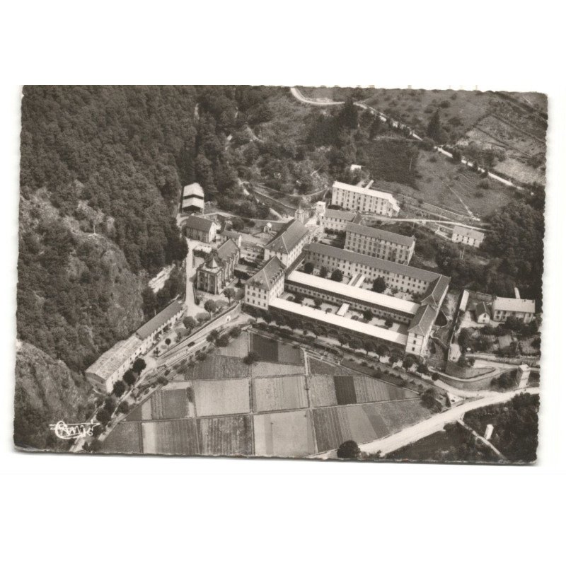 LA CELLETTE: hôpital des frères de saint-jean-de-dieu vue aérienne 10X15 - état