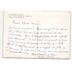 LA CELLETTE: hôpital des frères de saint-jean-de-dieu vue aérienne 10X15 - état