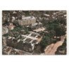 BRIVE: la nouvelle poste et les jardins vue aérienne 10X15 - très bon état