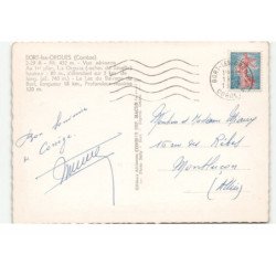 BORT-les-ORGUES: le lac du barrage de bort vue aérienne 10X15 - très bon état