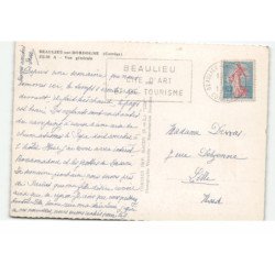 BEAULIEU-sur-DORDOGNE: vue générale vue aérienne 10X15 - très bon état