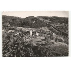 BEAULIEU-sur-DORDOGNE: vue panoramique sur atillac vue aérienne 10X15 - très bon état