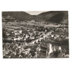 ARGENTAT: vue aérienne 10X15 - très bon état