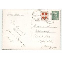 ARGENTAT: vue panoramique vue aérienne 10X15 - très bon état