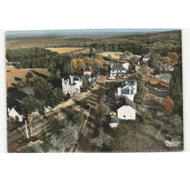 ALBUSSAC: les quatre routes vue aérienne 10X15 - très bon état