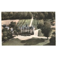 environs VIBRAYE: château de boisguinant à lavaré vue aérienne 10X15 - très bon état