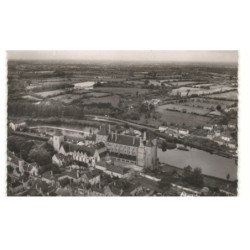SOLESMES: l'abbaye saint-pierre vue aérienne 10X15 - très bon état