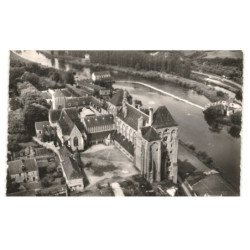 SOLESMES: l'abbaye saint-pierre vue aérienne 10X15 - très bon état