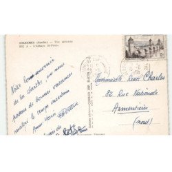 SOLESMES: l'abbaye saint-pierre vue aérienne 10X15 - très bon état