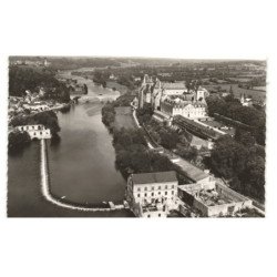 SOLESMES: l'abbaye saint-pierre vue aérienne 10X15 - très bon état