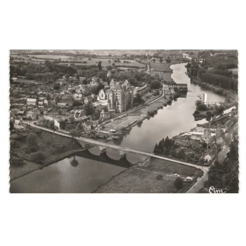 SOLESMES: vue aérienne 10X15 - très bon état