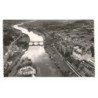 SOLESMES: l'abbaye saint-pierre sur les bords de la sarthe vue aérienne 10X15 - très bon état