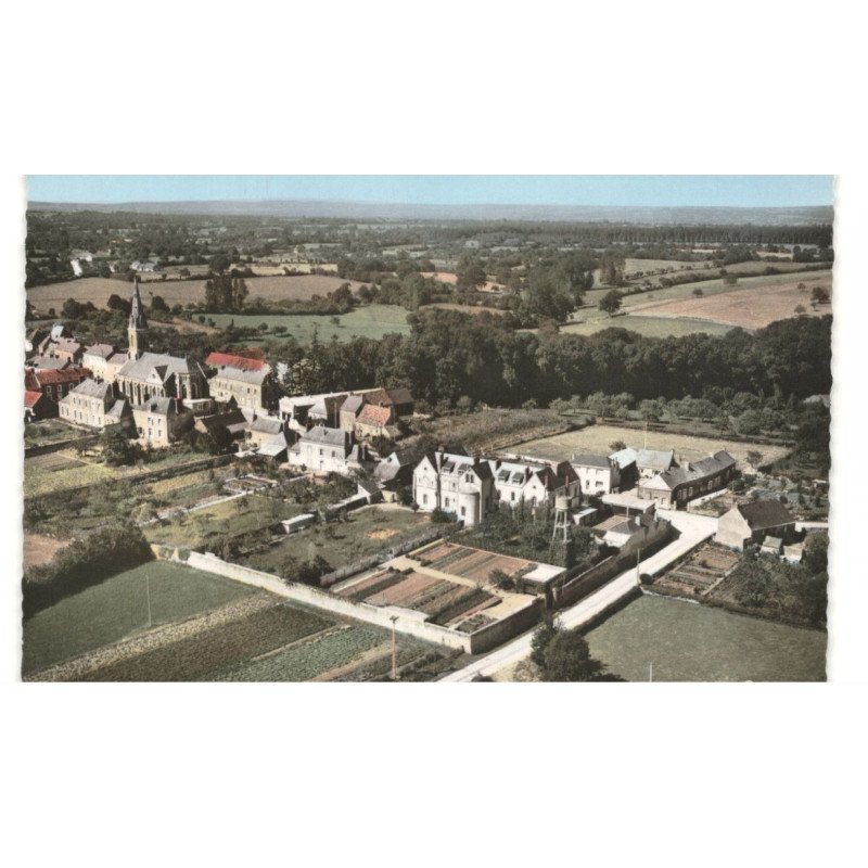 SAINT-SYMPHORIEN: vue générale vue aérienne 10X15 - très bon état
