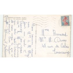 FRESNAY-sur-SARTHE: vue générale vue aérienne 10X15 - très bon état