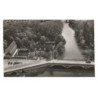 LA FLECHE: le château des carmes, le pont sur le loir, vue aérienne 10X15 - très bon état