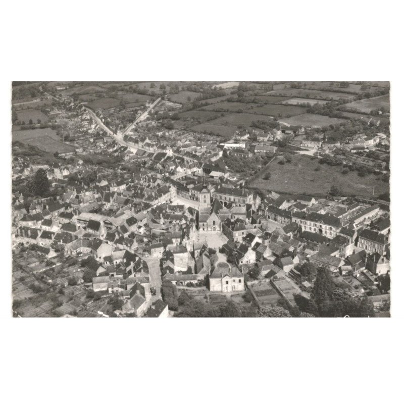 LOUE: vue générale vue aérienne 10X15 - très bon état