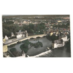 LA FLECHE: les carmes, le moulin vue aérienne 10X15 - très bon état