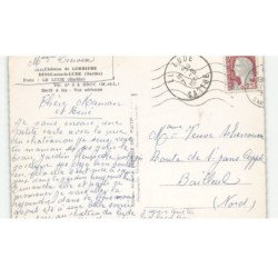 DISSE-sous-le-LUDE: château de lorrière vue aérienne 10X15 - très bon état