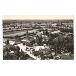 LA CHAPELLE-du-CHENE: la basilique vue aérienne 10X15 - très bon état