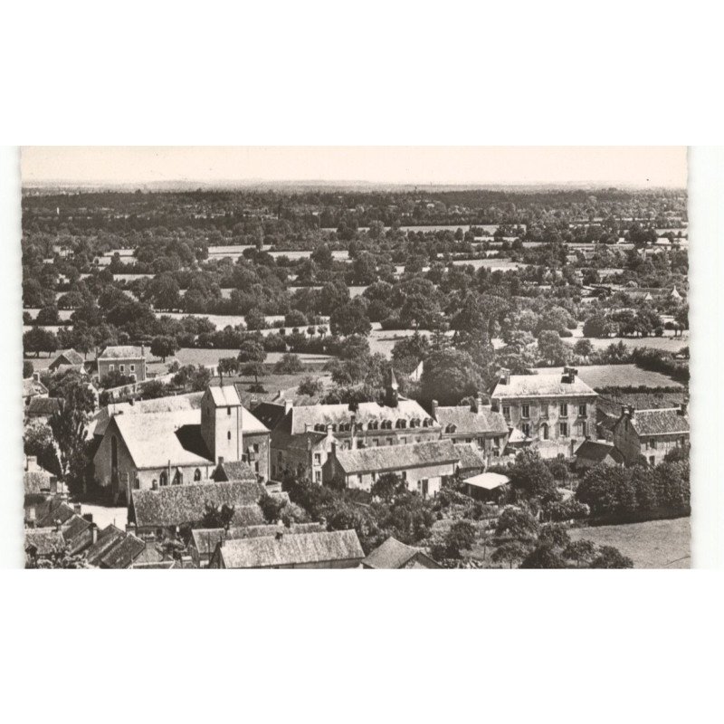 CHAMPFLEUR: monastère des franciscaines vue aérienne 10X15 - très bon état