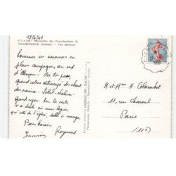 CHAMPFLEUR: monastère des franciscaines vue aérienne 10X15 - très bon état