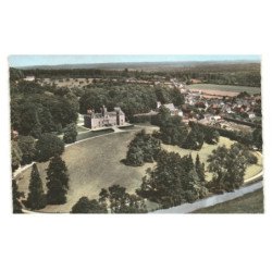 ALLIERES: château vue aérienne 10X15 - très bon état