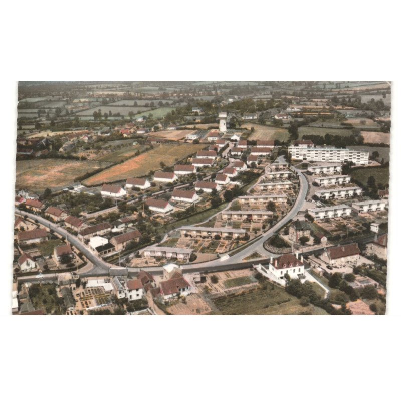 BOURBON-LANCY: cités "caves des fées" vue aérienne 10X15 - très bon état