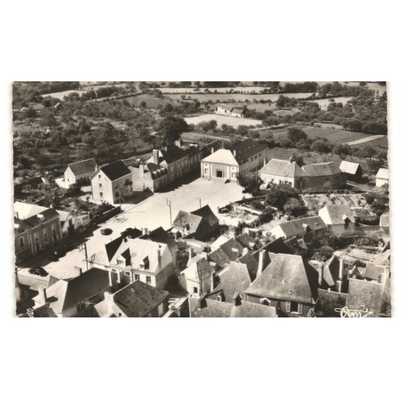 BALLON: place du marché vue aérienne 10X15 - très bon état