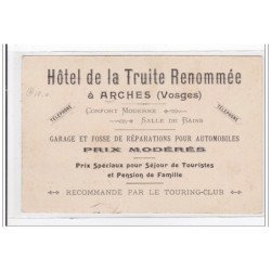 environ d'EPINAL : hotel de la truite renommée (ARCHES) - tres bon etat