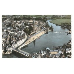SABLE-sur-SARTHE: vue générale vue aérienne 10X15 - très bon état
