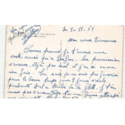 MALICORNE: place de la république vue aérienne 10X15 - très bon état