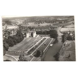 LE LUDE: le château vue aérienne 10X15 - très bon état