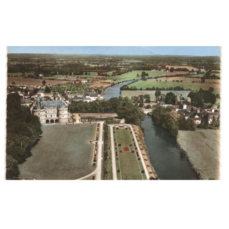 LE LUDE: vue aérienne 10X15 - très bon état