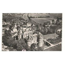 LE LUDE: le château vue aérienne 10X15 - très bon état