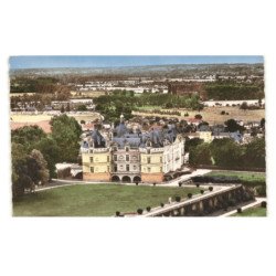 LE LUDE: le château vue aérienne 10X15 - très bon état