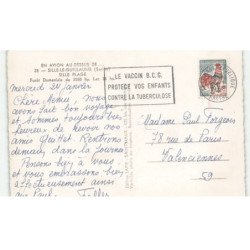 SILLE-le-GUILLAUME: sille plage, forêt domaniale de 3550 ha vue aérienne 10X15 - très bon état
