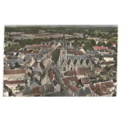 NOGENT-le-BERNARD: le centre vue aérienne 10X15 - très bon état