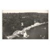 SILLE-le-GUILLAUME: sillé plage lac, forêt domaniale de 3550 ha vue aérienne 10X15 - très bon état