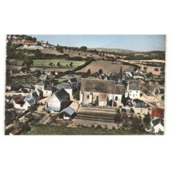MELLERAY: église saint-pierre vue aérienne 10X15 - état