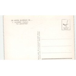 LAVARDIN: vue panoramique vue aérienne 10X15 - très bon état