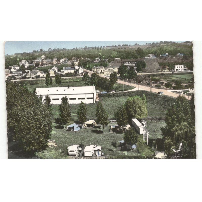 COEMONT: la plage et le camping vue aérienne 10X15 - très bon état