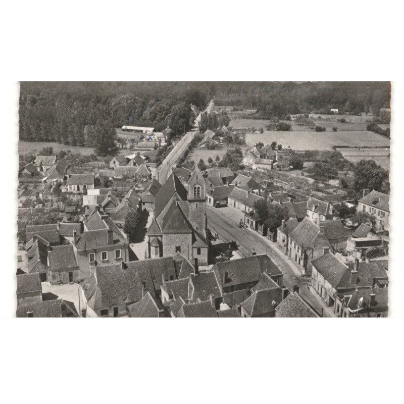 LE LUART: la grande rue vue aérienne 10X15 - très bon état