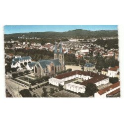 LE CREUSOT: église saint-henri vue aérienne 10X15 - très bon état