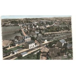 BOURG-le-ROI: la gare vue aérienne 10X15 - très bon état