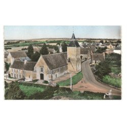 BOURG-le-ROI: l'église vue aérienne 10X15 - très bon état