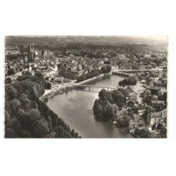 MEAUX: vue panoramique vue aérienne 10X15 - très bon état