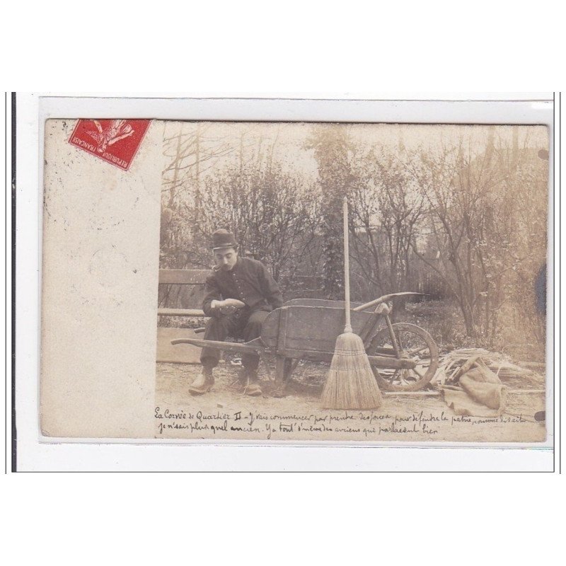 SENS : carte photo, militaire - tres bon etat